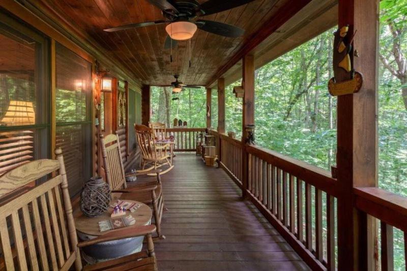 Mountain Spirit Cabin - Fireplace And Hot Tub Villa Blue Ridge Esterno foto