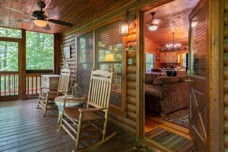 Mountain Spirit Cabin - Fireplace And Hot Tub Villa Blue Ridge Esterno foto