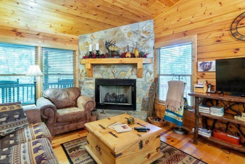 Mountain Spirit Cabin - Fireplace And Hot Tub Villa Blue Ridge Esterno foto